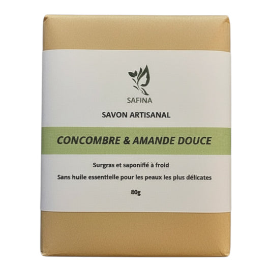 Savon concombre & amande douce